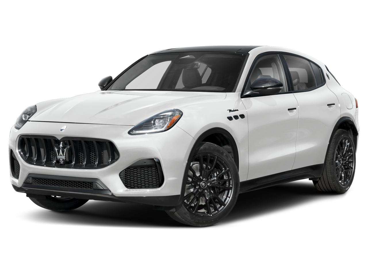 2026 Maserati Grecale Modena in Black — front three-quarter view