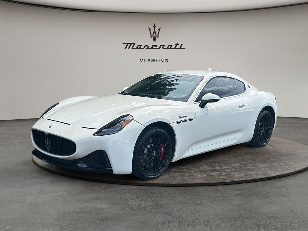 2024 Maserati GranTurismo Modena in White — front three-quarter view