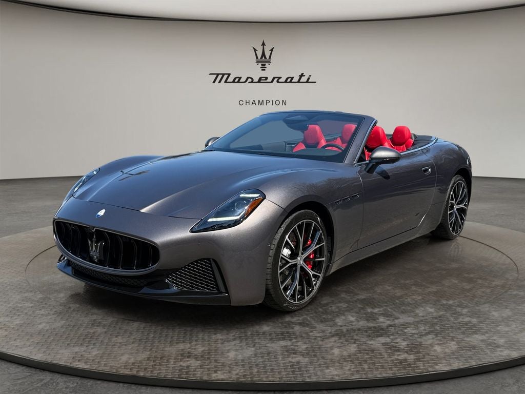 2026 Maserati GranCabrio Base in Gray — front three-quarter view