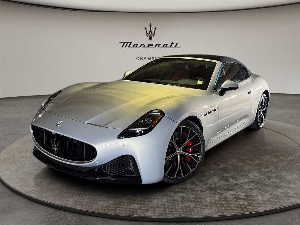 2026 Maserati GranCabrio Base in White — front three-quarter view